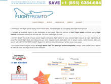 Tablet Screenshot of flight-from-to.com